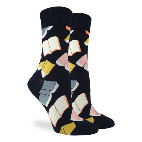 Flying Books Socks - Women's Sizing