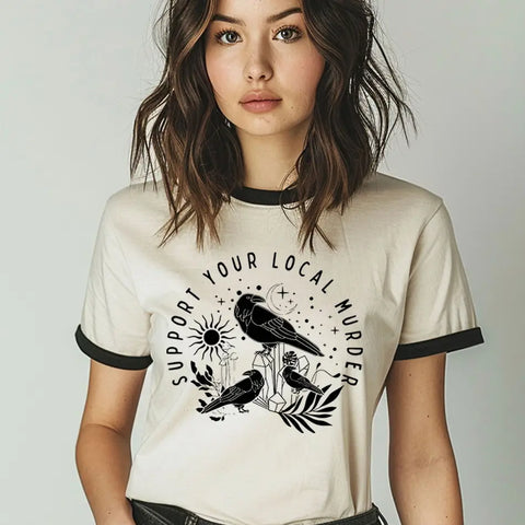 Support Your Local Murder Ringer Unisex T-Shirt