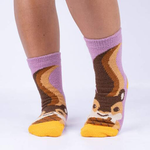 I'm Nuts For You Slipper Socks