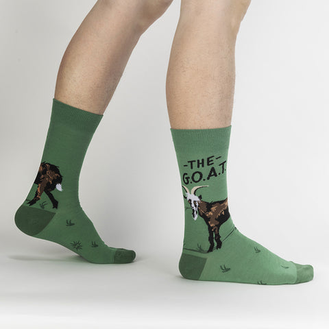 The G.O.A.T. Crew Socks - Men's Sizing