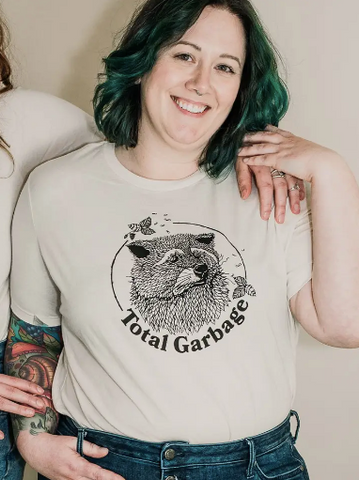 Total Garbage Unisex T-Shirt in Cream