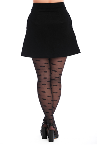 Button up skirt with tights sale