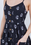 Moon Print Maxi Dress