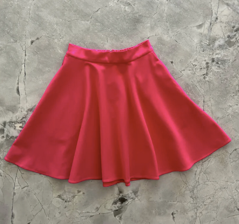 Pink "Harper" Skater Skirt