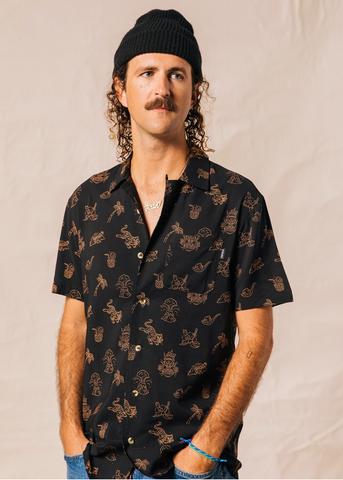 Spicy Noods Button-Up Shirt - Unisex Fit