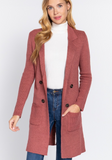 Long Collared Cardigan Jacket