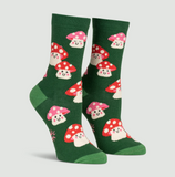 Mellow Mushroom (Fuzzy) Crew Socks