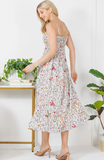 Fungi Garden Print Cami Midi Dress