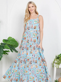 Seeds of Summer Print Maxi Dress