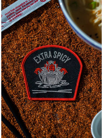 Extra Spicy Embroidered Patch