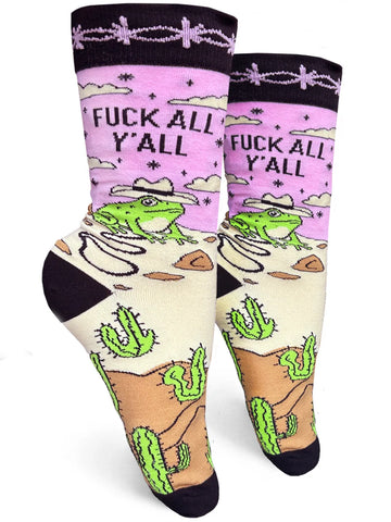 F*ck all Y'all Women's Crew Socks
