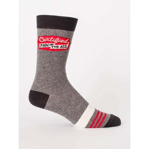 Certified Pain in the Ass Men's Crew Socks