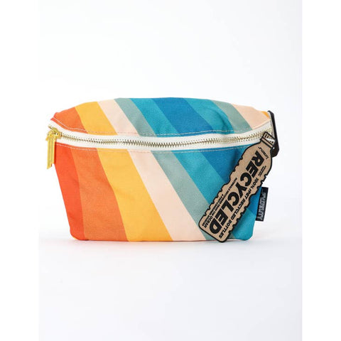 Retro Rainbow Ultra-Slim Fanny Pack