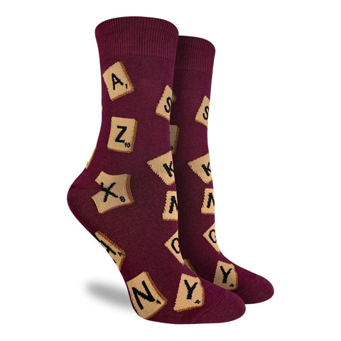 Word Game Socks - Women's Sizing