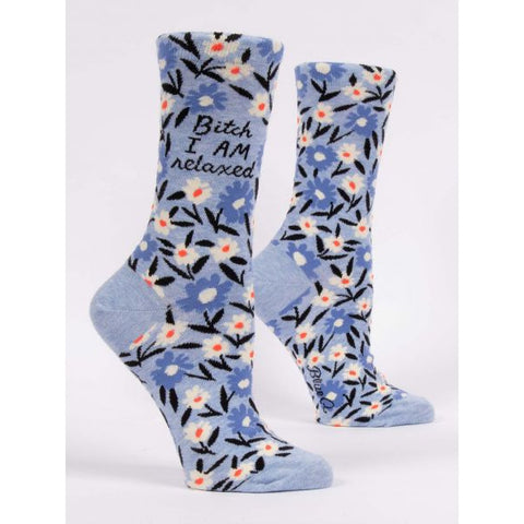 Bitch, I am Relaxed Women's Crew Socks