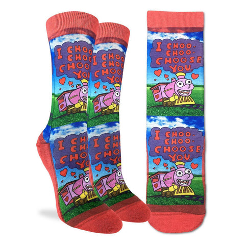 I Choo Choo Choose You Active Fit Socks - Women's Sizing