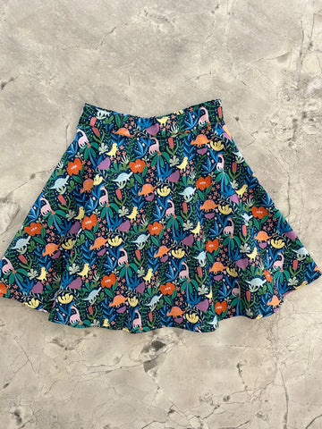 Tropical Dinos Skater Skirt