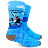 Whatever Floats Your Goat Men's Crew Socks