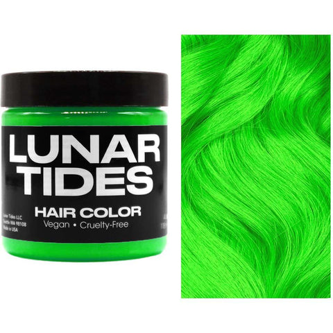 Aurora Green Semi Permanent Hair Dye 4 Oz.