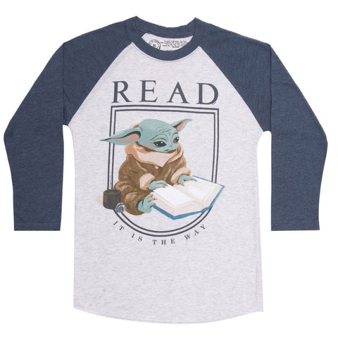 Read - It is the Way Grogu Unisex 3/4 sleeve baseball raglan