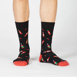 hot Sauce Crew Socks - Men's Sizing