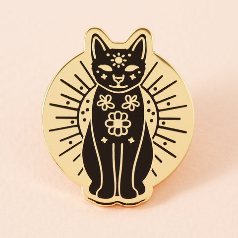 Mystic Mog Enamel Pin