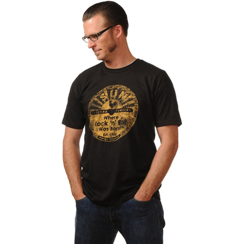 Sun Records Distressed Logo Tee