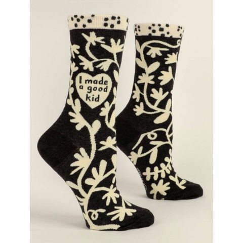 I Made A Good Kid Crew Length Socks