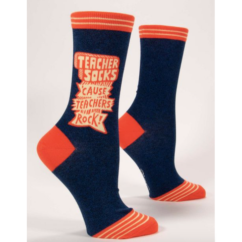 Teacher's Rock Crew Socks
