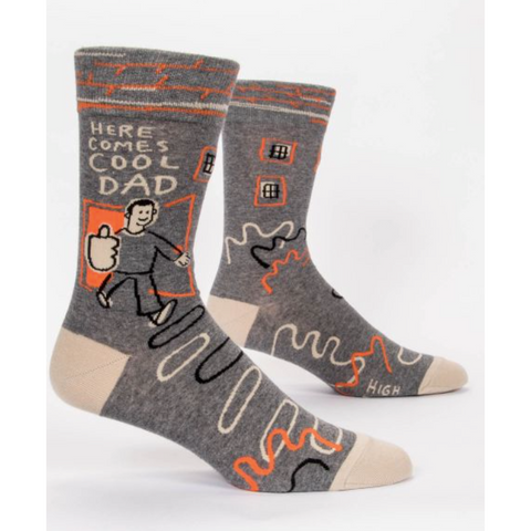 Here Comes Cool Dad Crew Socks
