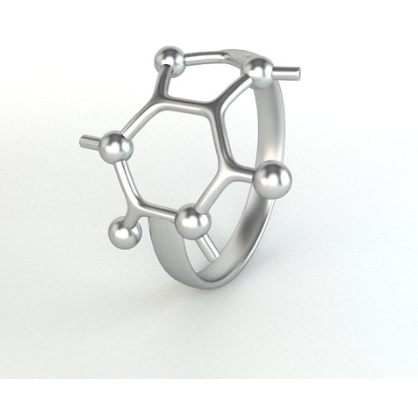 Caffeine Molecule Ring