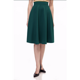 Charlotte Circle Skirt - Green