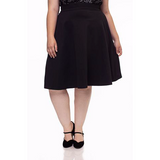 Charlotte Circle Skirt - Black