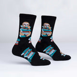 Sloth Study Hall Crew Socks