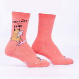 Everything is Fine Crew Socks