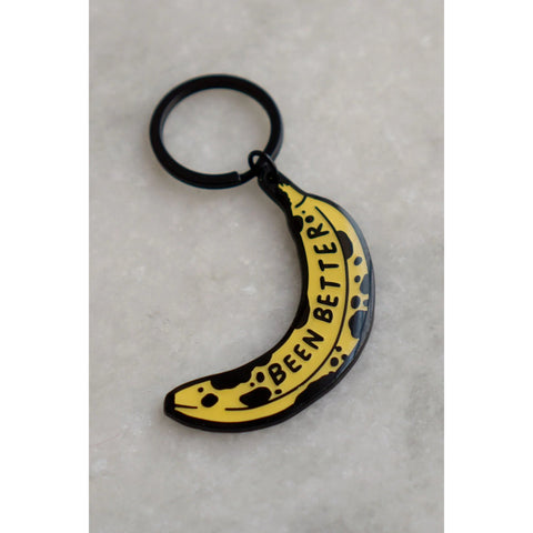 Been Better Banana Keychain
