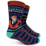 Captain Obvious Men's Crew Socks