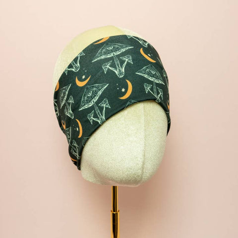 Moon & Mushroom Stretchy Head Band