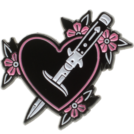 Feelin' Stabby Enamel Pin