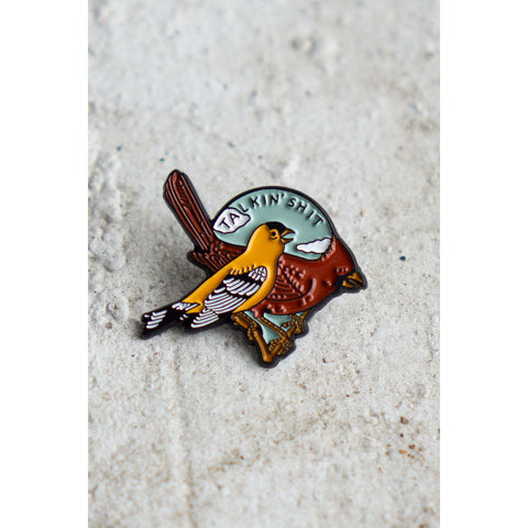 Shitbirds Enamel Pin