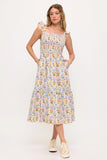 Wildflower Floral Garden Maxi Dress