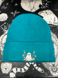 Floral Ghost Beanie