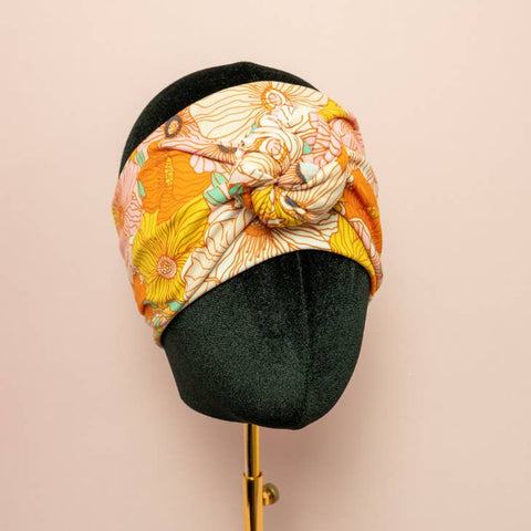 Frances Floral Wrap and Tuck Style Head Band
