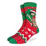 Bob Ross Christmas Socks - Men's Sizing