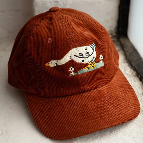 Rust Goose Corduroy Dad Hat