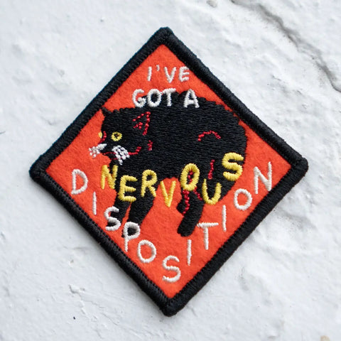 Nervous Disposition Woven Sticky Patch