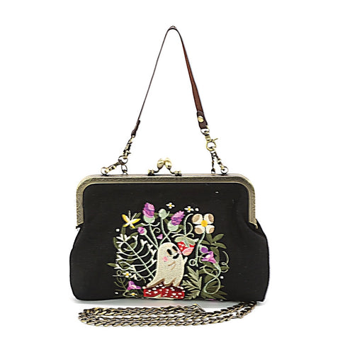 Strawberry Ghost Kiss Lock Purse
