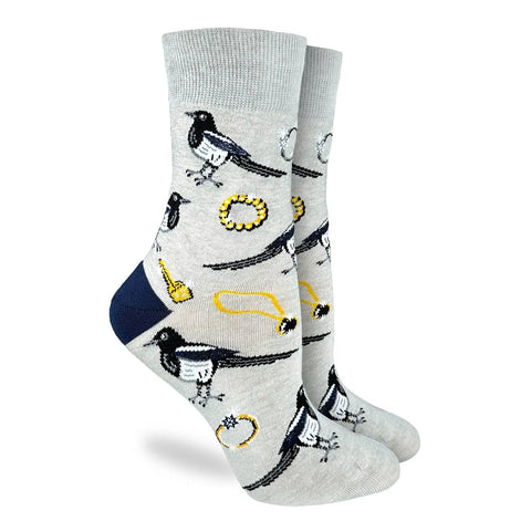 Shiny Things Trinket Magpie Socks- Women's Sizing