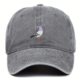 Embroidered Pigeon Dad Hat Ball Caps
