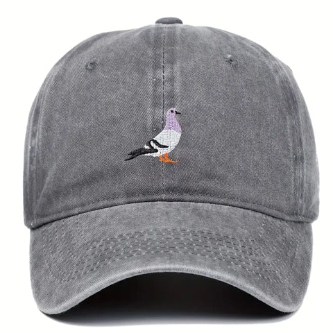 Embroidered Pigeon Dad Hat Ball Caps